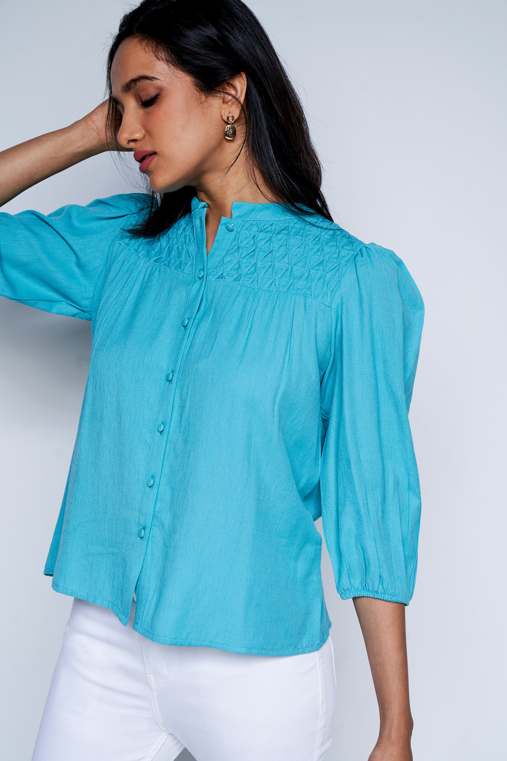 Love The Turquoise Top, Turquoise, image 1